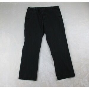 Ralph Lauren Pants Mens 40 Black Chino Preston Preppy Pockets Casual 40X32*‎